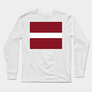 Latvia flag Long Sleeve T-Shirt